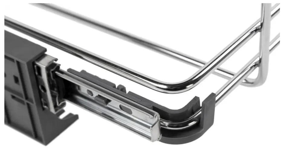 Sivý vstavaný plastový odpadkový kôš na triedený odpad 42+42 l Ecofil – Elletipi