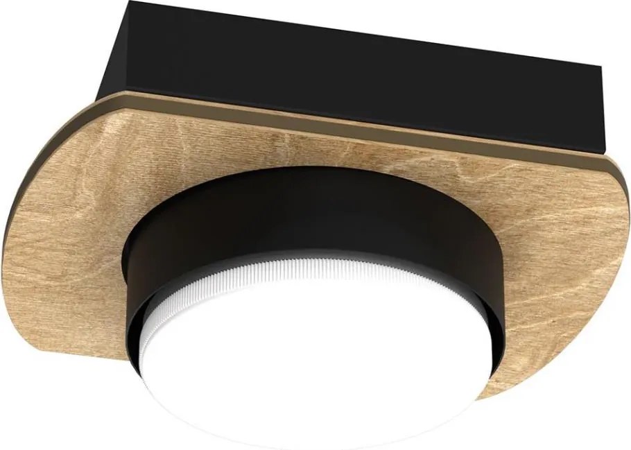 Podhľadové bodové svietidlo KIDO 1xGX53/8W/230V čierna/béžová/dub