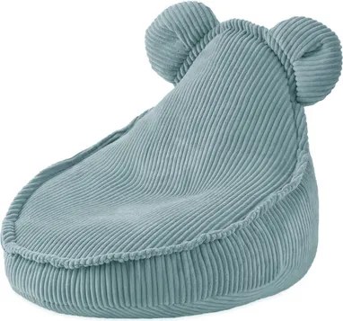 Kreslo medvedík menčester modrá