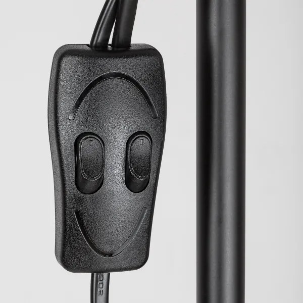 Brilagi - Stojacia lampa ARIANA 1xE27/100W/230V + 1xE14/25W čierna