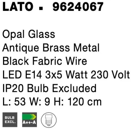 Retro luster Lato 53 zlaté