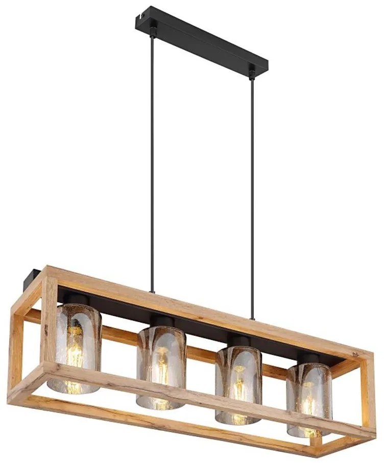 Globo 15497-4H - Luster na lanku PETTEY 4xE27/40W/230V