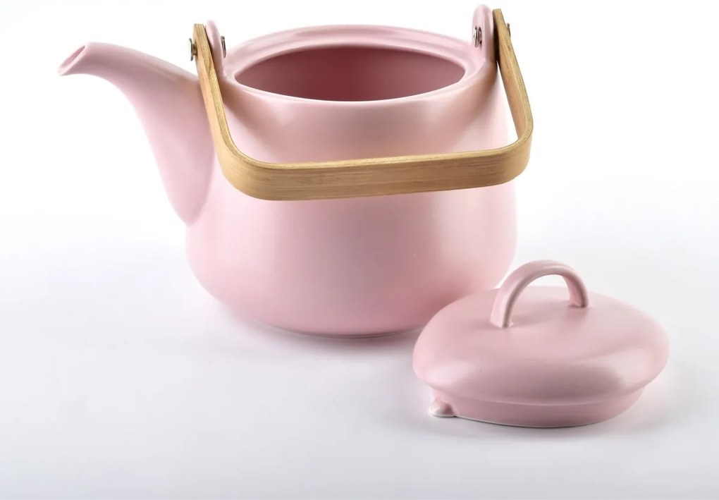 Porcelánový džbánok HAPPY 1,1L ružový