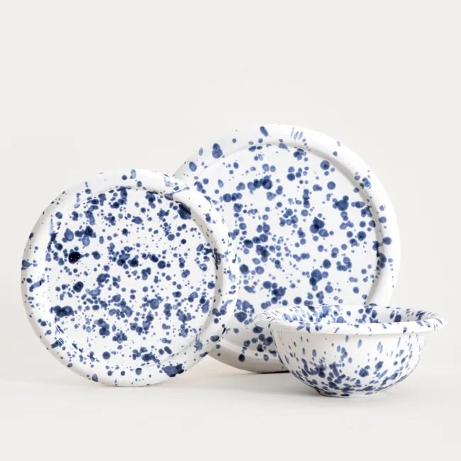 Miska WILORA biela / modrá 766824