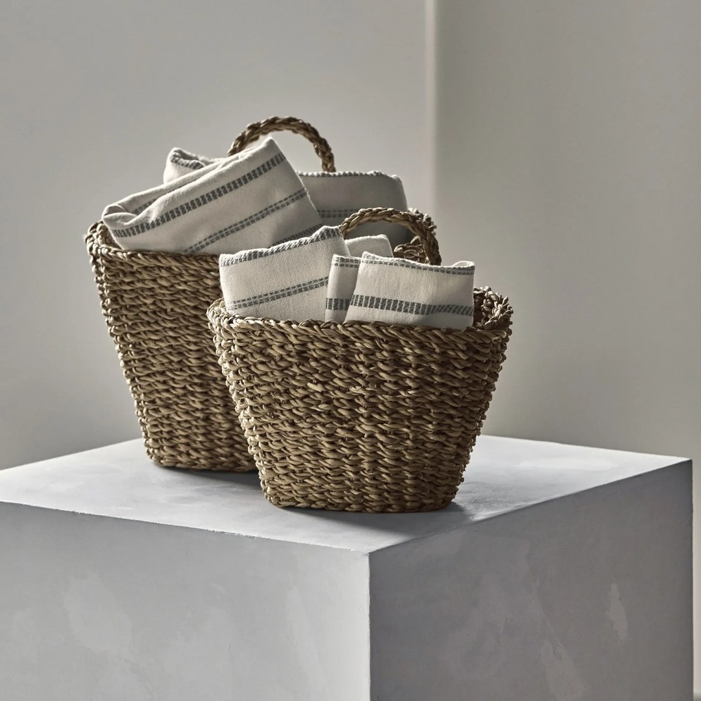 meraki Úložný košík Oval Natural Seagrass Väčší
