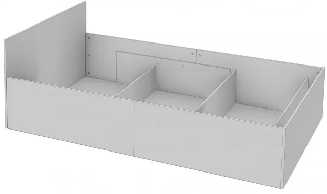 Jednolôžková posteľ s roštom a matracom 90x200 cm, sonoma