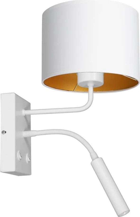 Nástenná lampa ARDEN 1xE27/60W+1xG9/8W/230V biela/zlatá