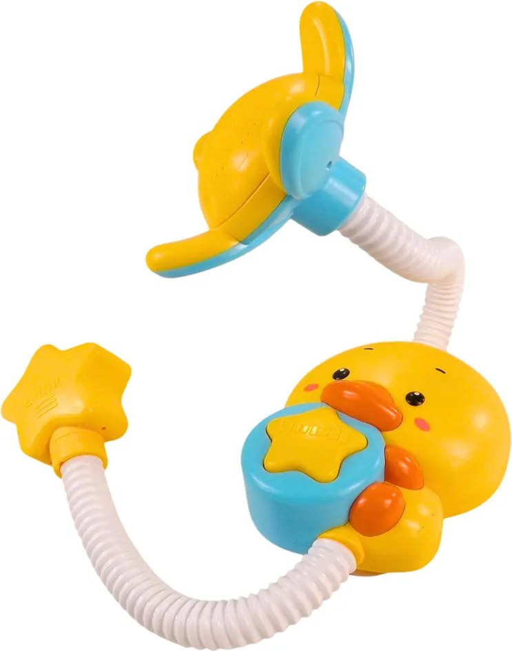 LEAN Toys Duck Duck Hračka do sprchy na batérie do kúpeľa