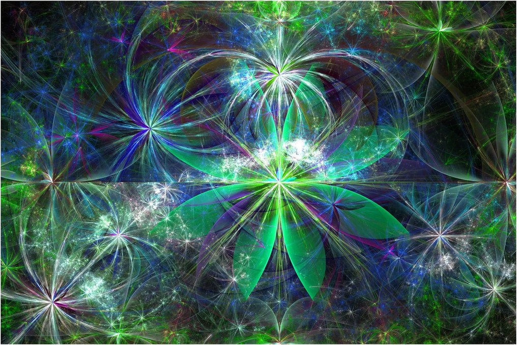 Obraz - Abstraktné geometrické tvary (90x60 cm)