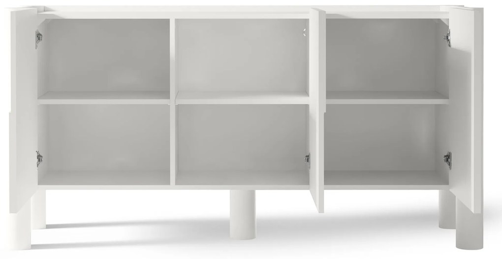 Designová komoda Lunaria 160 cm bílá