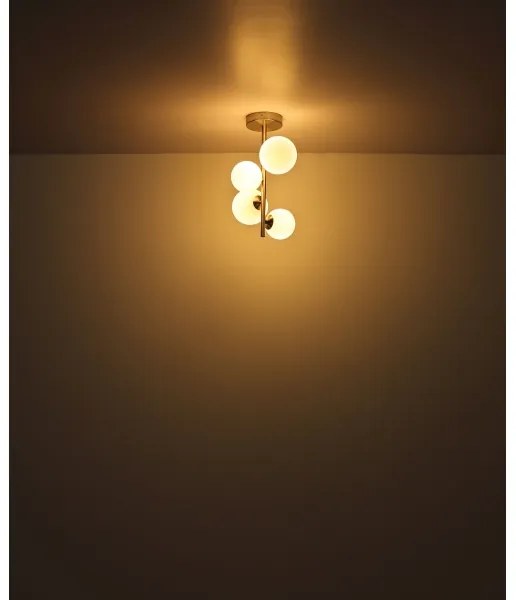 Globo 56140-4D - LED Luster na tyči RIHA 4xG9/3W/230V chróm