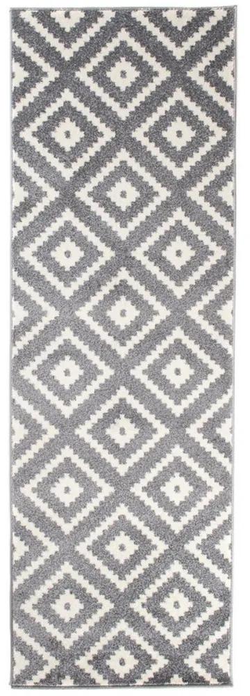Kusový koberec Remund sivý atyp 70x250cm