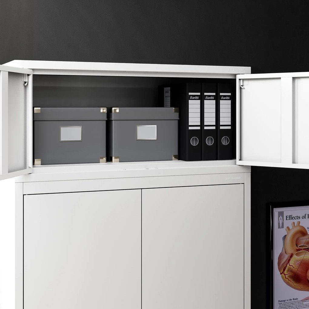 Nadstavec na skriňu biely, 800x380x400 mm: EWA
