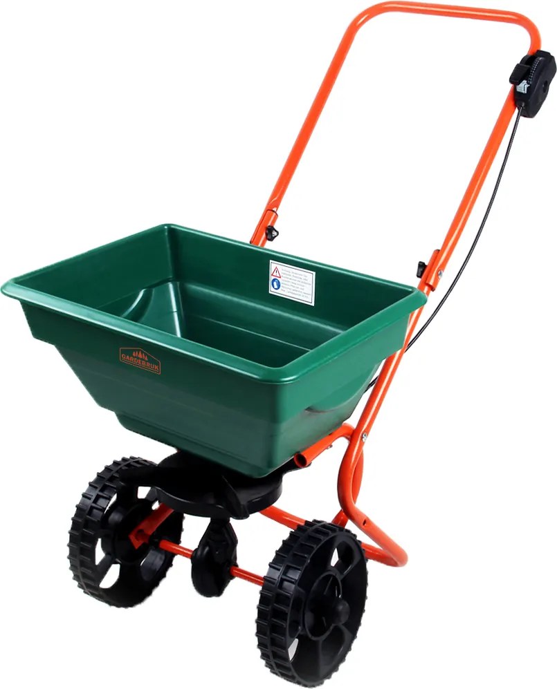 Posypový vozík SEED, 25l, zelená/oranžová Gardebruk
