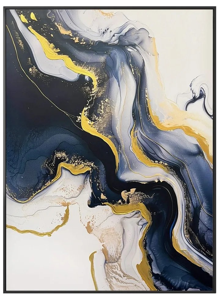 Obraz s ručne maľovanými prvkami 70x100 cm Sky – Styler