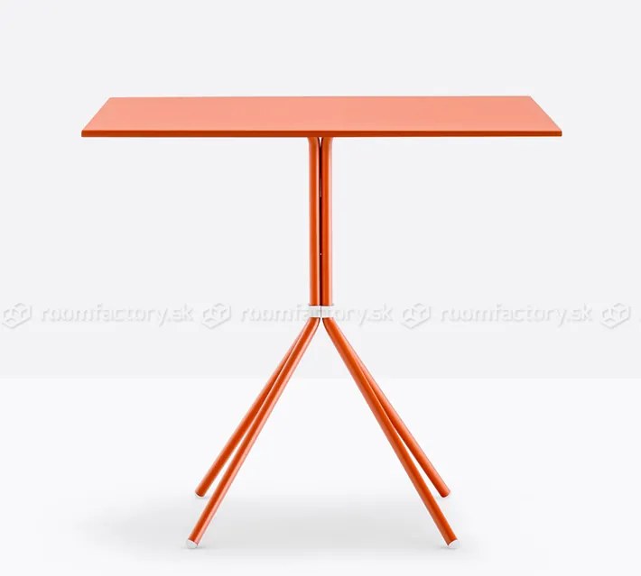 Pedrali Nolita 5454 kovový stôl - Oranžová
