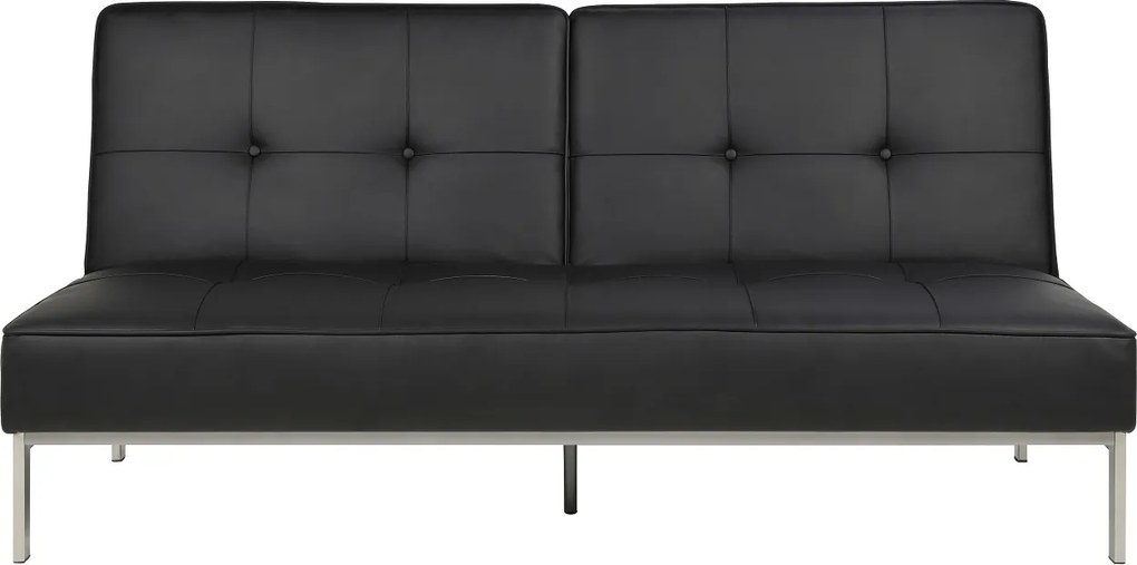 Dizajnová rozkladacia sedačka Amadeo, 198 cm, čierna