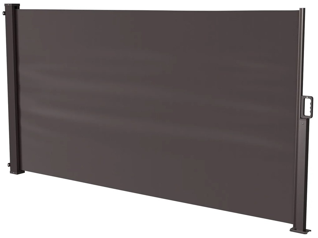 LIVARNO home Bočná markíza, 160 x 300 cm, antracitová (100344603)