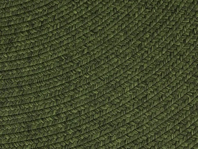 Koberec Hanse Home Braided Trenzado zelený kruh