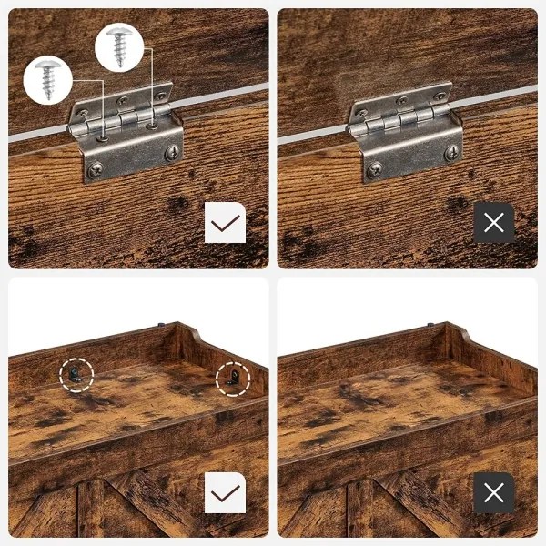 Truhla TOVIAN hnedá