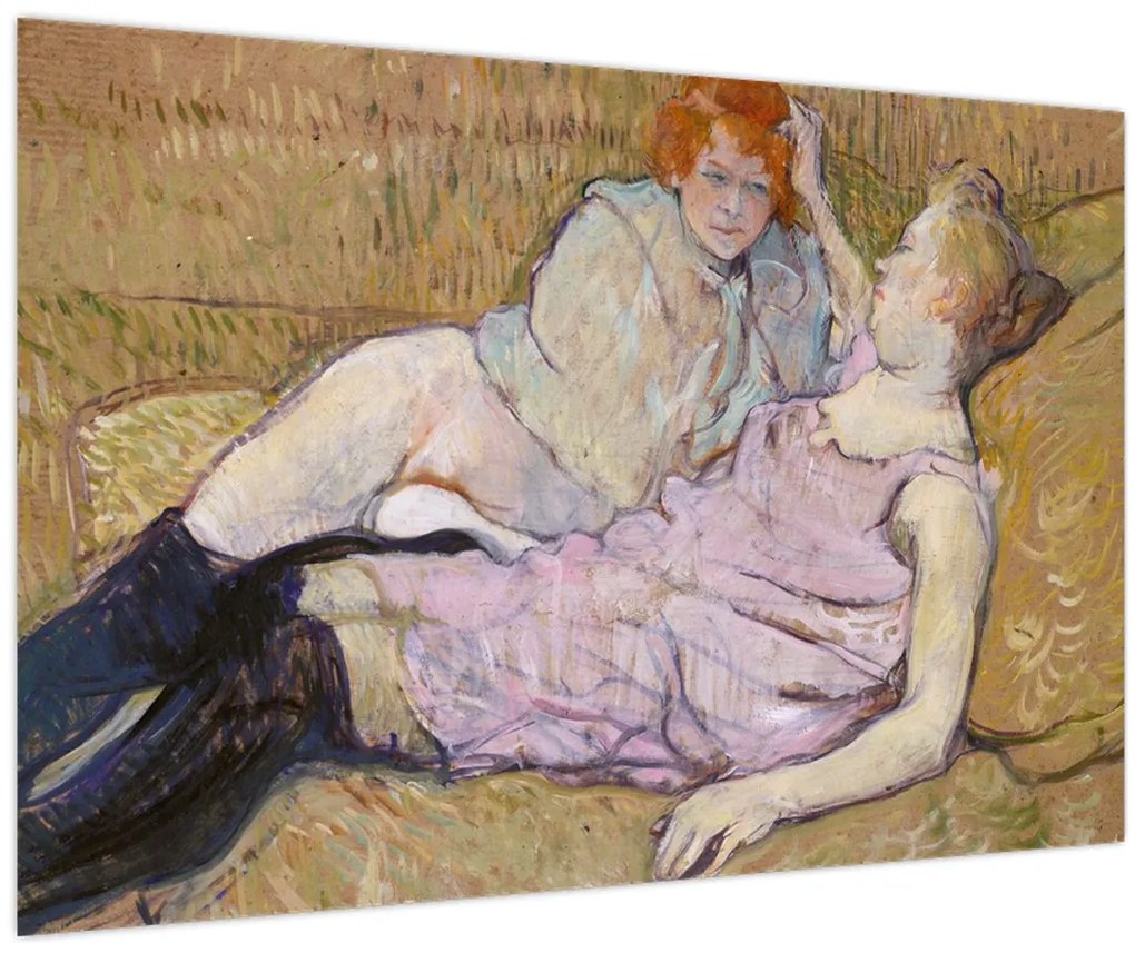 Obraz - Henri de Toulouse-Lautrec, The Sofa, reprodukcia (90x60 cm)