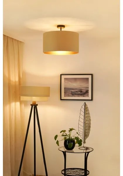 Brilagi - Prisadený luster OREGON ROLLER VEGE 1xE27/15W/230V pr. 45 cm béžová