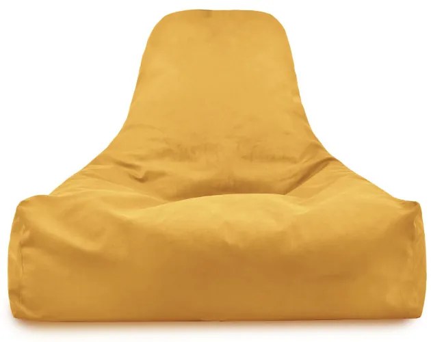 Kreslo Bali plyš horčicové