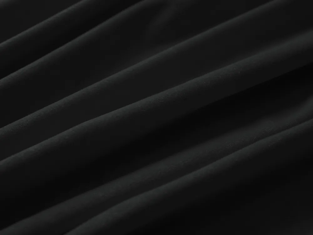 Biante Zamatový záves Velvet Prémium SVP-014 Čiernozelený - šírka 135 cm 135x140 cm