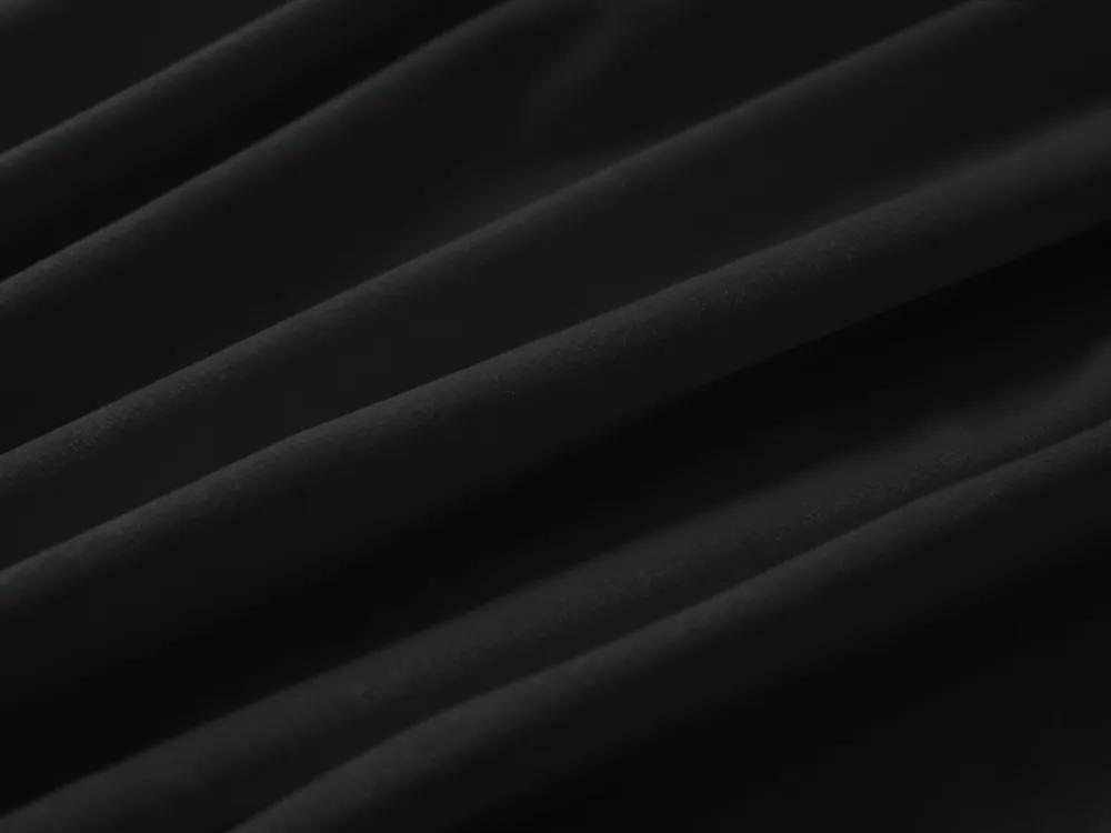 Biante Zamatový záves Velvet Prémium SVP-014 Čiernozelený - šírka 135 cm 135x150 cm