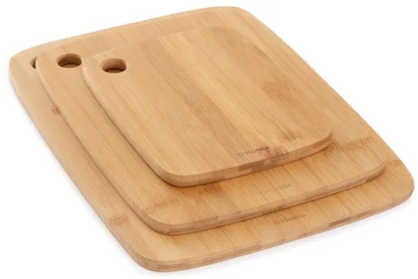 Sada troch dosiek na krájanie BAMBOU hnedé ALL 838779