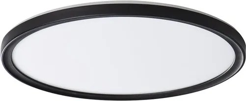 KANLUX KANLUX, AZPO stropné LED svietidlo, priemer 225mm, 11,8 W, 3000/4000/6000K, IP54, čierna matná, 31513