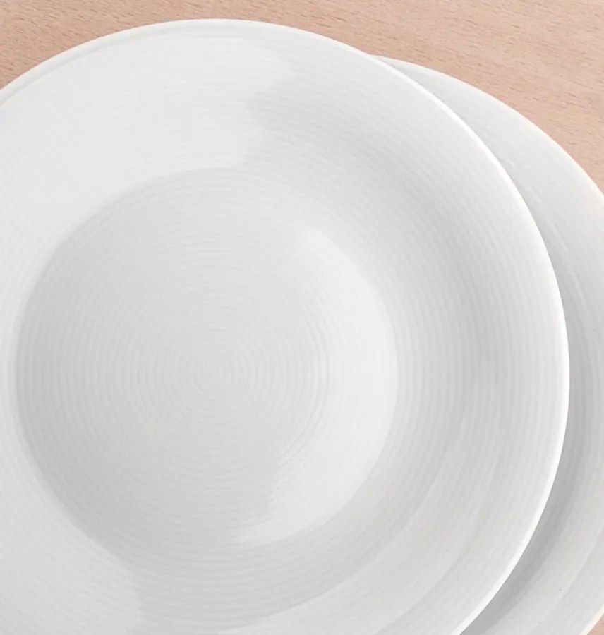 Tanier plytký 27 cm set 4 ks - Basic Chic - 490840