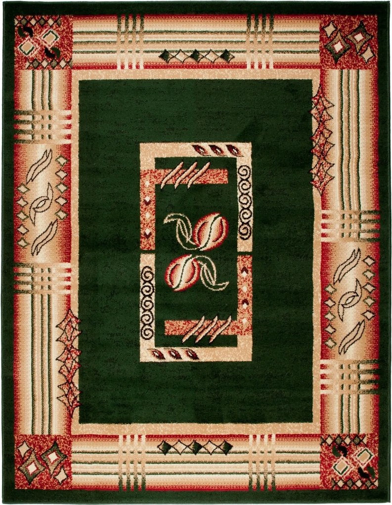 TA Koberec C766A ZELENÝ ATLAS PP Rozmer: 160x230 cm