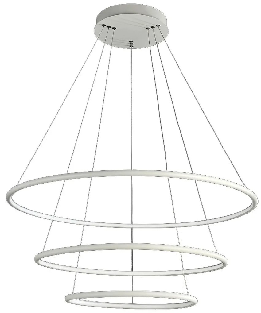 Závesné LED svietidlo Orion, 3x LED 99w, 3000k, w