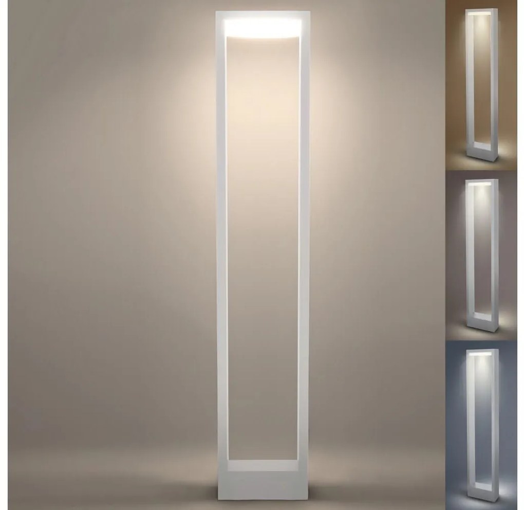 Brilagi - LED Vonkajšia lampa RAGUSA LED/7W/230V 3000/4000/6000K biela IP54 80 cm