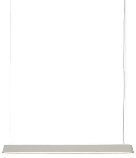 Muuto Závesné svietidlo Linear 87,2 cm, grey 22517