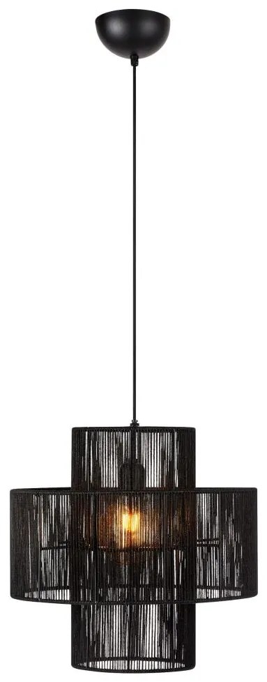 Markslöjd 108766 - Luster na lanku SOGA 1xE27/40W/230V čierna