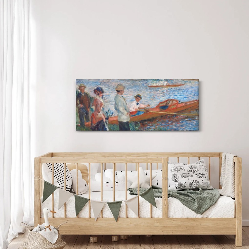 Obraz - Auguste Renoir, Oarsmen at Chatou, reprodukcia (120x50 cm)