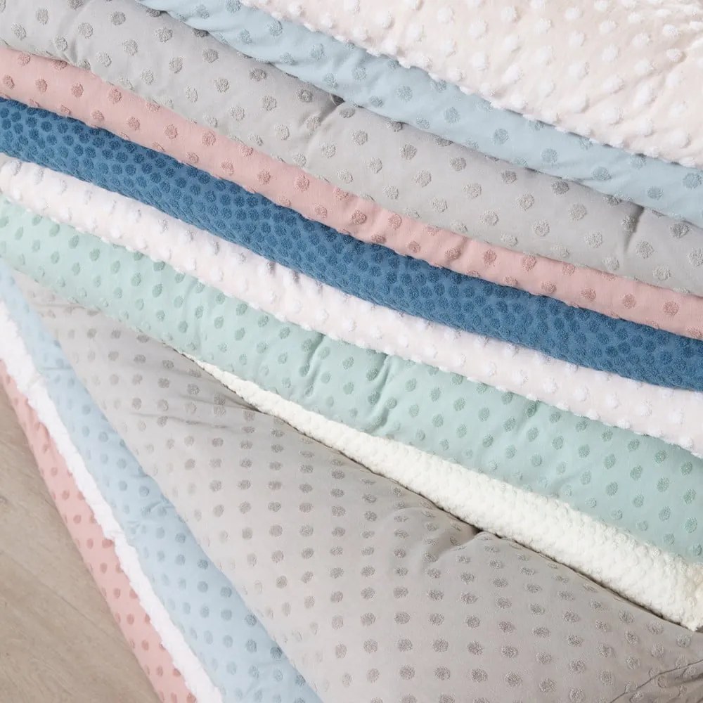 Béžové detské obliečky do postieľky s prímesou bavlny 100x135 cm Frosty Almond – Roba