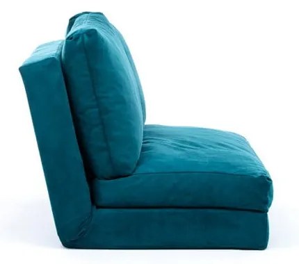 Rozkladacia pohovka v petrolejovej farbe 120 cm Taida – Balcab Home