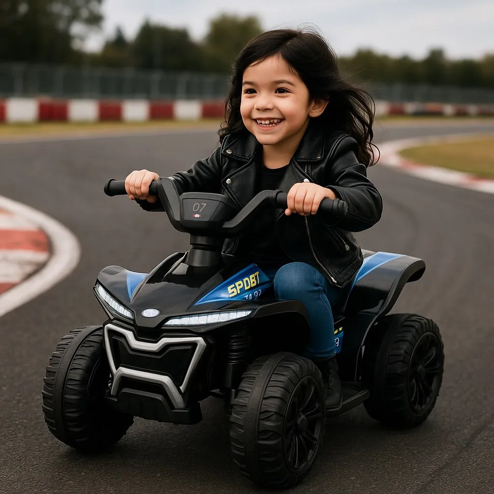Elektrické autíčko QUAD Kids E-ATV čierne