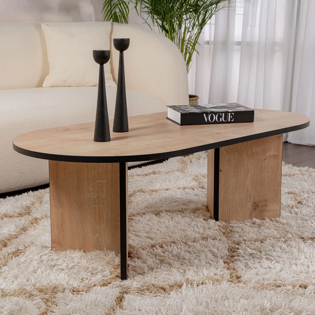 Konferenčný stolík Sable Sapphire Oak Black