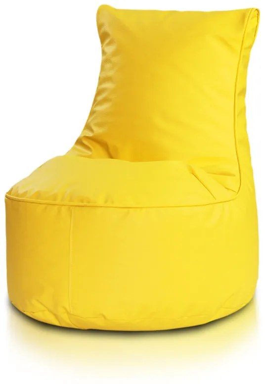 Sedací Vak INTERMEDIC  Seat S - E18 - Žltá - slnko (Ekokoža)