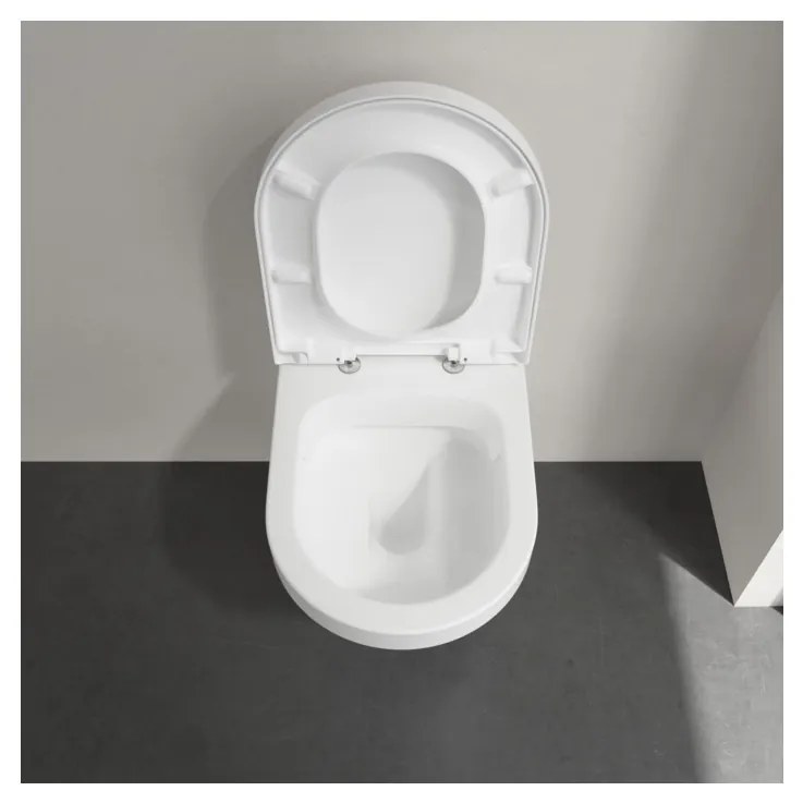 Villeroy & Boch Architectura Combi-Pack - SET Závesné WC + sedátko SoftClosing, alpská biela CeramicPlus 4694HRR1