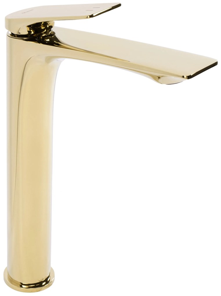 Rea Avalon, vysoká umývadlová batéria h-305, zlatá lesklá, REA-B1127