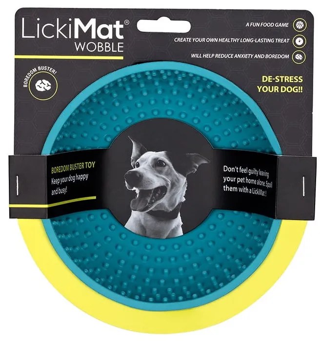 Lízacia miska Wobble Turquoise – LickiMat