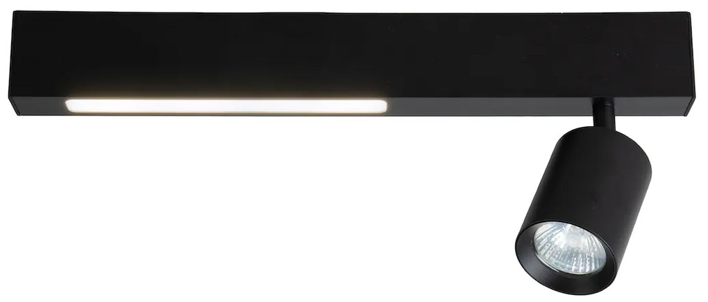 EUlight Stropné svietidlo Magnet, 1x čierne kovové tienidlo + 1x LED 5W, b