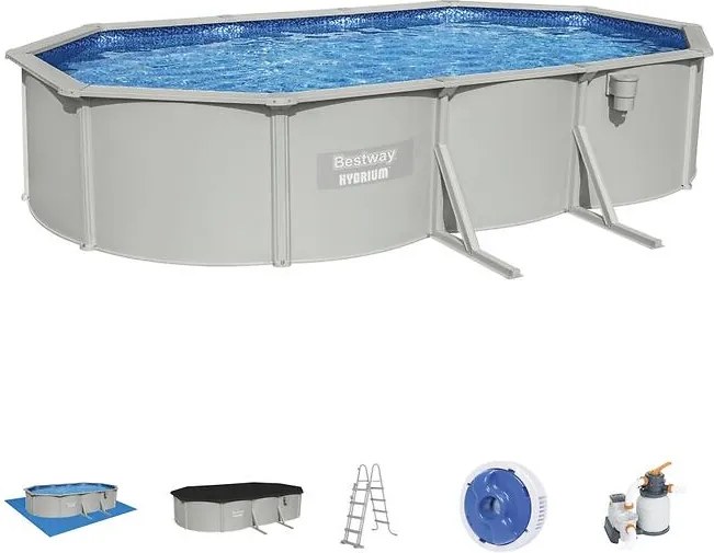 Bazen oceľový Hydrium 6,1x3,6x1,2 m 56369