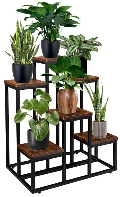 Stojan na kvety BELGAR RUSTIC čierny