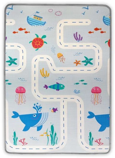 Rolovacia podložka pre deti Kinder 120x178 cm - more a Afrika